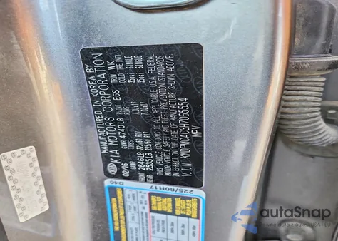 2017 Kia Sportage Lx из США, поврежденный, VIN KNDPMCAC3H7065554